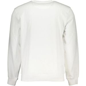 Guess, Sweatshirts & Hoodies, Heren, Wit, S, Katoen, Geborduurde Slim Fit Sweater