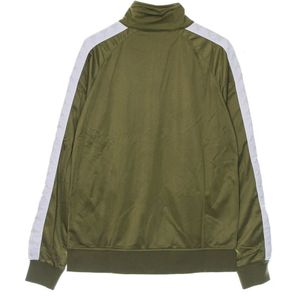 Kappa, Jassen, Heren, Groen, XS, Polyester, Slim Heren Trainingsjack Groen Militair/wit