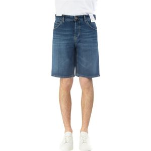 PT Torino, Korte broeken, Heren, Blauw, W32, Denim, Denim Strand Shorts