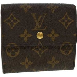 Louis Vuitton Vintage, Pre-owned Canvas wallets Bruin, Dames, Maat:ONE Size