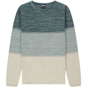 Kultivate, Truien, Heren, Veelkleurig, S, Katoen, Contrasterende Kleur Triple Sweater