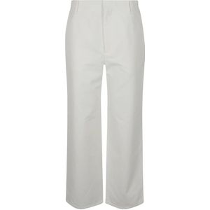 Marni, Witte Broek Wit, Dames, Maat:S