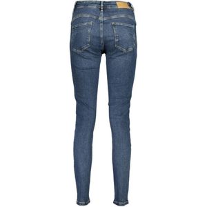 Desigual, Jeans, Dames, Blauw, S, Katoen, Blauwe Katoenen Slim Fit Jeans