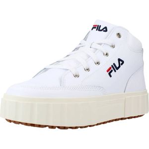 Fila, Schoenen, Dames, Wit, 41 EU, Sandblast Mid Damessneakers