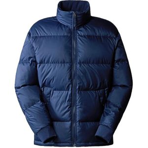 The North Face, Heren Summit Navy Katoenen Jas Blauw, Heren, Maat:S