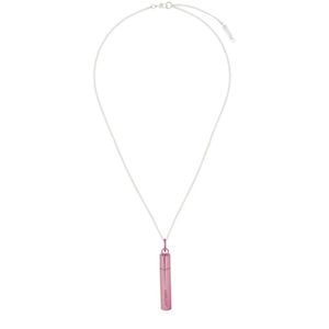 Ambush, Accessoires, Dames, Paars, ONE Size, Coole Sterling Zilveren Ketting Metallic Roze