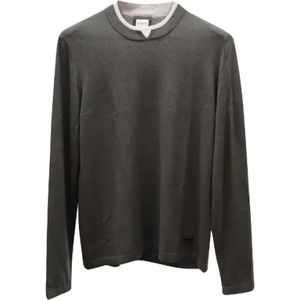 Armani Pre-owned, Pre-owned, Dames, Grijs, M, Wol, Pre-owned Cashmere tops