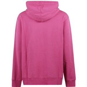 Lanvin, Sweatshirts & Hoodies, Heren, Roze, XL, Katoen, Stijlvolle hoodie met Brod� detail