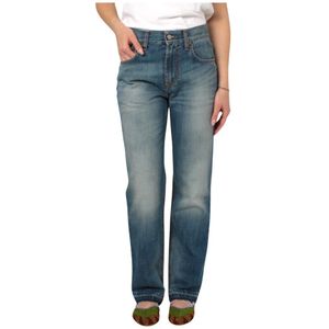 Roy Roger's, Jeans, Dames, Blauw, W24, Katoen, Blauwe Jeans Lente Zomer Model