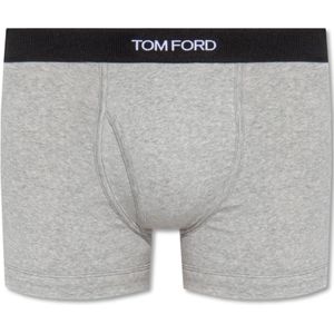 Tom Ford, Boxershorts met logo Grijs, Heren, Maat:XL