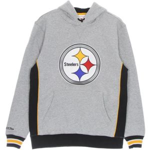 Mitchell & Ness, Hoodie NFL Pinnacle Heavyweight Fleece Hoodie Pitste Grijs, Heren, Maat:XL