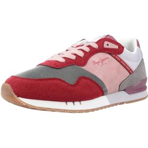 Pepe Jeans, Sneakers Rood, Dames, Maat:37 EU