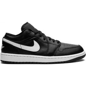 Nike, Air Jordan 1 Low Mixte Zwarte Sneakers Zwart, Heren, Maat:38 EU