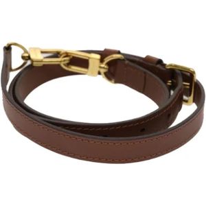 Louis Vuitton Vintage, Pre-owned Leather belts Bruin, Dames, Maat:ONE Size