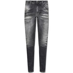 Diesel, 1979 Sleenker L.32 jeans Grijs, Heren, Maat:W29 L32