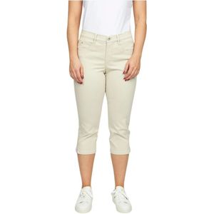 2-Biz, Broeken, Dames, Wit, M, Katoen, Klassieke Cropped Broek New Kitt