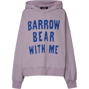 Barrow, Grafische Hoodie Paars, Dames, Maat:L