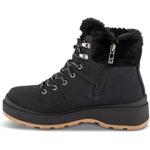 Skechers, Schoenen, Dames, Zwart, 37 EU, Nepbont, Waterdichte Winterlaars met Nepbont