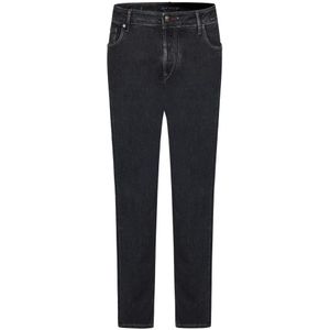 Hand Picked, Jeans, Heren, Zwart, W30, Denim, Zwarte Slim-Fit Denim Jeans