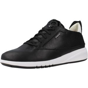 Geox, Schoenen, Dames, Zwart, 37 EU, Stijlvolle Aerantis Sneakers voor Vrouwen