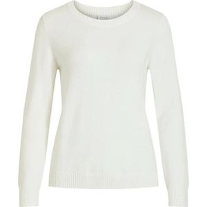 Vila, Dames Witte Gebreide Kleding Wit, Dames, Maat:S