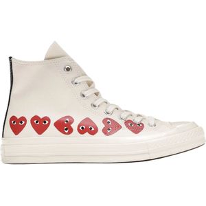 Converse, Schoenen, Dames, Wit, 35 EU, Beperkte oplage Multi-Heart Hi Top Sneakers