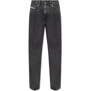 Diesel, Jeans, Dames, Zwart, W27 L32, ‘2016 D-Air L.32’ boyfriend jeans