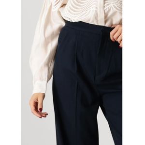 Copenhagen Muse, Broeken, Dames, Blauw, L, Elegante op maat gemaakte broek voor vrouwen