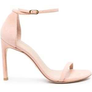 Stuart Weitzman, Schoenen, Dames, Roze, 40 EU, Leer, Pumps