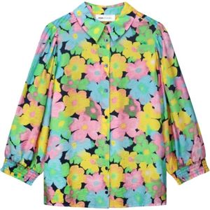 Pom Amsterdam, Blouses & Shirts, Dames, Veelkleurig, XL, multicolor