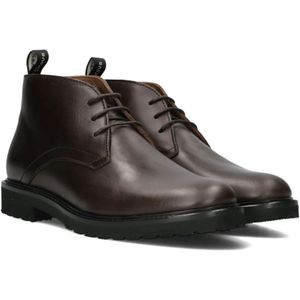 Greve, Schoenen, Heren, Bruin, 41 EU, Leer, Bruine leren veterschoenen Deventer