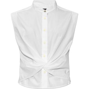 Rag & Bone, Blouses & Shirts, Dames, Wit, M, Katoen, Mouwloze shirt Louisa