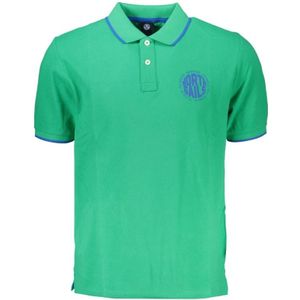 North Sails, Tops, Heren, Groen, 2Xl, Katoen, Groen Katoenen Poloshirt met Korte Mouwen