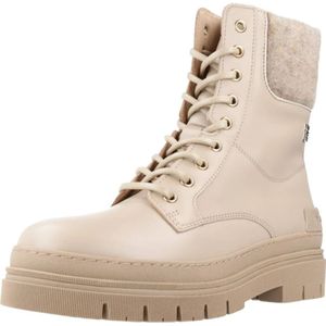 Tommy Hilfiger, Schoenen, Dames, Beige, 39 EU, Lace-up Boots