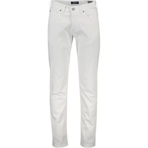 Gardeur, Broeken, Heren, Wit, W32 L34, Denim, Witte Denim Jeans
