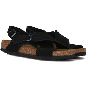 Birkenstock, Schoenen, Dames, Zwart, 43 EU, Suède, Zwarte Tulum Sandalen