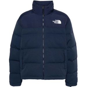 The North Face, Blauwe Jassen voor Heren Blauw, Heren, Maat:S