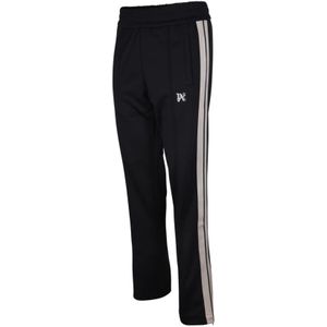 Palm Angels, Broeken, Heren, Zwart, XL, Monogram Track Pants Upgrade Moderne Man