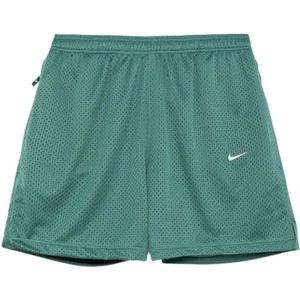 Nike, Mesh Swoosh Shorts met ritszakken Groen, Heren, Maat:L