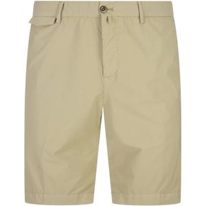 PT Torino, Korte broeken, Heren, Groen, 3Xl, Katoen, Groene Bermuda Shorts met Medium Taille