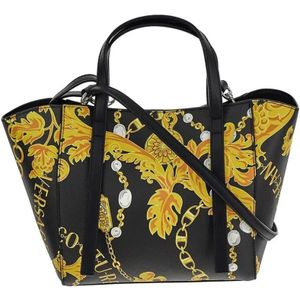 Versace, Tassen, Dames, Veelkleurig, ONE Size, Shopper met afneembare schouderband