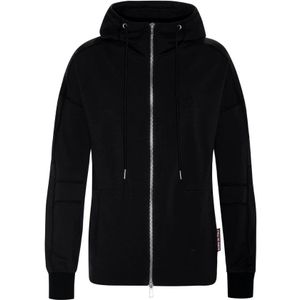 Borgo, Cremona Nero Zip Hoodie Zwart, Heren, Maat:M