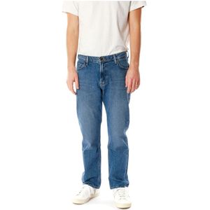 Lee, Jeans, Heren, Blauw, W34 L34, Straight Jeans