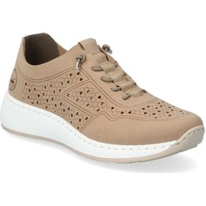 Rieker, Schoenen, Dames, Beige, 39 EU, Beige Sneakers voor Vrouwen