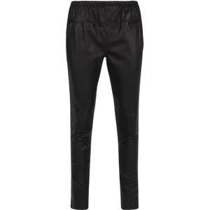 Radical, Moon Vegan Leren Broek Zwart, Dames, Maat:XS