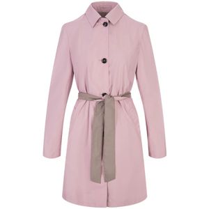 Kiton, Omkeerbare trenchcoat voor vrouwen Roze, Dames, Maat:M