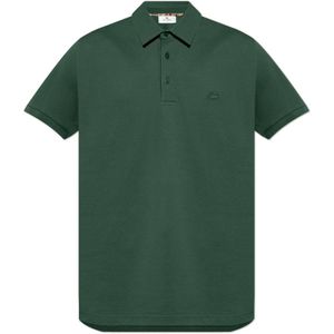 Etro, Tops, Heren, Groen, S, Katoen, Katoenen polo