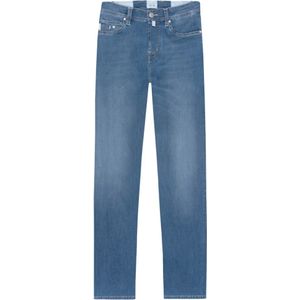 Tramarossa, Jeans, Heren, Blauw, W36, Denim, Heren Regular Fit Denim Jeans van Hoge Kwaliteit