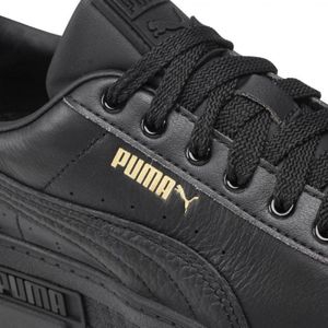 Puma, Schoenen, Dames, Zwart, 37 EU, Leer, Klassieke Wns Zwarte Damesschoenen