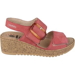 Mephisto, Schoenen, Dames, Roze, 36 EU, Suède, Flat Sandalen